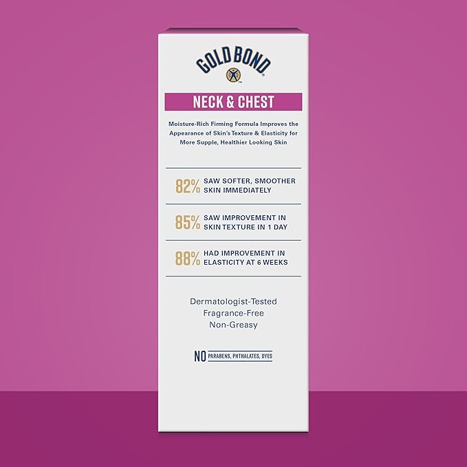 Gold Bond Age Renew Neck & Chest Firming Age Renew Cream, 2 oz., Clinically Tested Skin Firming Cream-Velvo Beauty