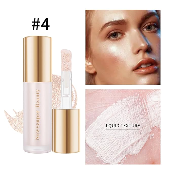 Face Blush+ Face Highlighter+ Face Contour with Brush Liquid Blush, Liquid Highlighter, Liquid Contour Long Lasting & Smooth Creamy Formula Lightweight Blush, Illuminator, Contour-Velvo Beauty