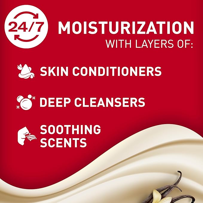 Old Spice Body Wash GentleMan’s Super Hydration for Men, 24/7 Renewing Moisture, Gentle on Skin with Skin Conditioners, Vanilla + Shea Butter Scent, 20 oz-Velvo Beauty