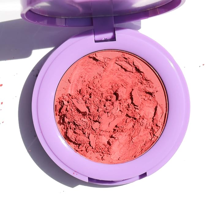 Half Caked In Bloom Powder Blush | vegan & cruelty-free, fragrance-free, highly pigmented, primer-infused | 3.8g (Freshly Squeezed)-Velvo Beauty