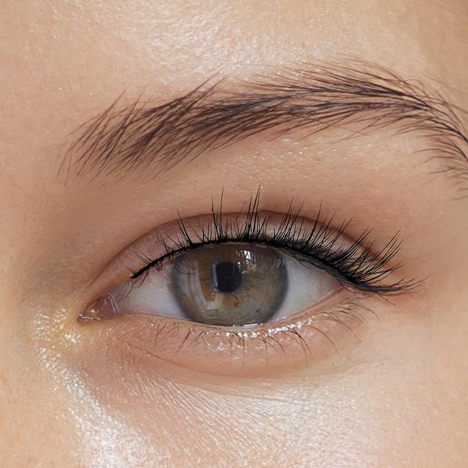 Natural Lashes Wispy Eyelashes Natural Look Short Lashes Pack 12mm Eyelashes C Curl False Lashes Thinner Band 3D Volume Fake Eyelashes 7 Pair Siligli-Velvo Beauty