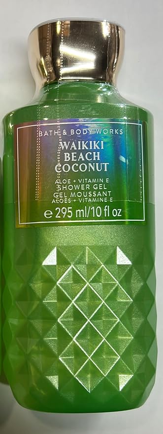 Bath and Body Works WAIKIKI - BEACH COCONUT Shower Gel 10 Fluid Ounce (2020 Edition)-Velvo Beauty