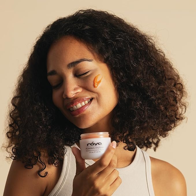 Raya Pumpkin Enzyme Facial Puree (127) | Gentle and Exfoliating Treatment for All Skin | Reduces Fine Lines and Minimizes Pore Size-Velvo Beauty