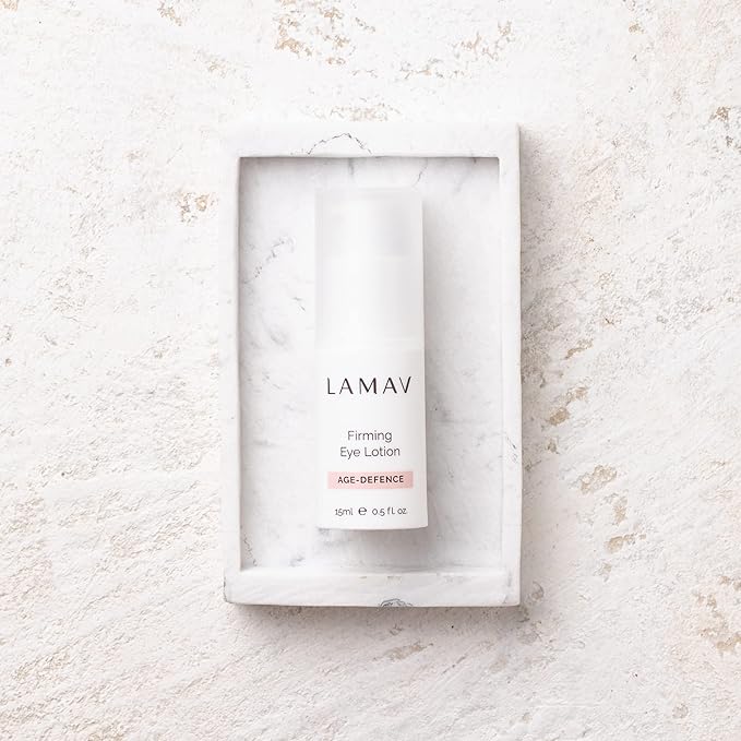 LAMAV Firming Eye Lotion - 7 Potent Actives, Anti-wrinkle Properties, Increases Skin Firmness, Anti-Aging Eye Cream, Cruelty-Free, Reduces Dark Circles-Velvo Beauty