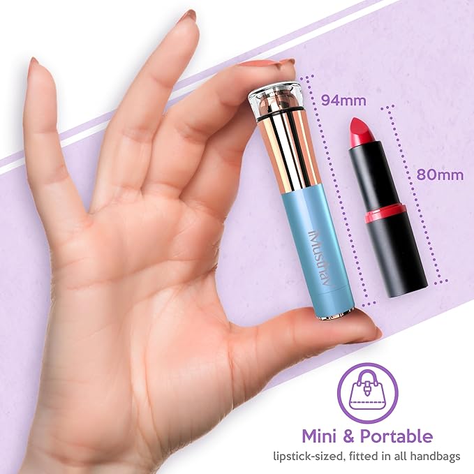 Portable Flawless Facial Hair Remover for Women – Painless, Fast & Precise Flawless Electric Razor & Epilator for Face, Lips, Chin Hair Removal – 18K Gold-Plated, 360° LED Light-Velvo Beauty