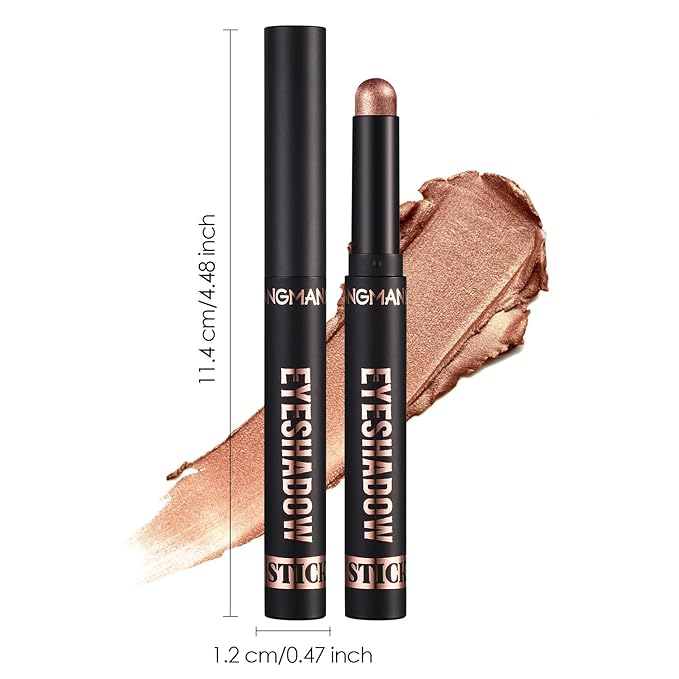 Jolilab Eyeshadow Stick Set, 8 Colors Matte Professional Bright-Colored Contouring and Highlight Stick, Cream Waterproof Long Lasting High Pigmented Eye Shadow. (8, C1)-Velvo Beauty