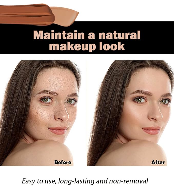 7 Color Solid Concealer Full Coverage Correcting Cream Concealer Waterproof Long-lasting Under Eye Concealer for Dark Circles Color Corrector Pro Concealer (Color 07)-Velvo Beauty