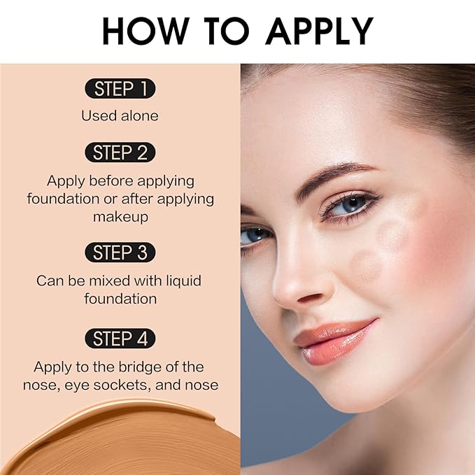 UCANBE Halo Glow Liquid Filter, Face Complexion Booster For Radiant Skin All Day Longwear, Soft-Focus Look Sodium Hyaluronate Vegan & Cruelty-Free - 0.91OZ Light Tan-Velvo Beauty