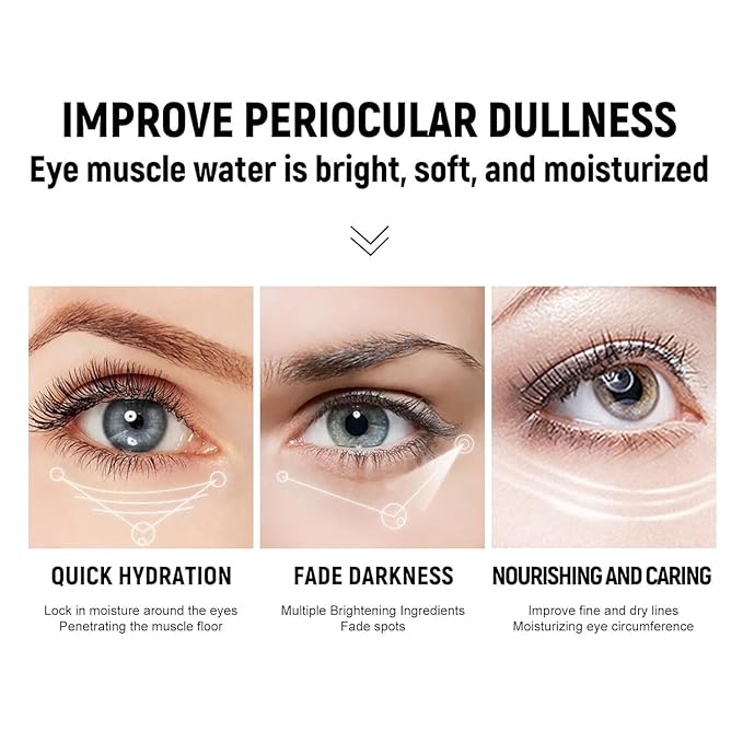 Caffeine Eye Cream, Caffeine Eye Cream, Caffeine Anti-Wrinkle Overnight Eye Cream, Firms and Reduces Eye Bags, Wrinkles, Dark Circles, and Fine Lines (2PCS)-Velvo Beauty