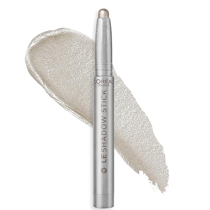 L'Oreal Paris Makeup Le Shadow Stick Eyeshadow, Blendable, Smudge-Resistant, Cream Eyeshadow, Ice Sparkle, 0.05 Oz-Velvo Beauty
