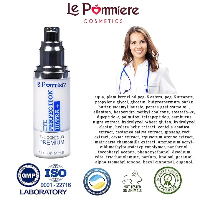 under eye cream 1.1 fl oz. Anti bags, dark circles and puffiness. Anti age, crow's feet. Vitamin E. eye contour anti wrinkle. Moisturizer for face and skin-Velvo Beauty