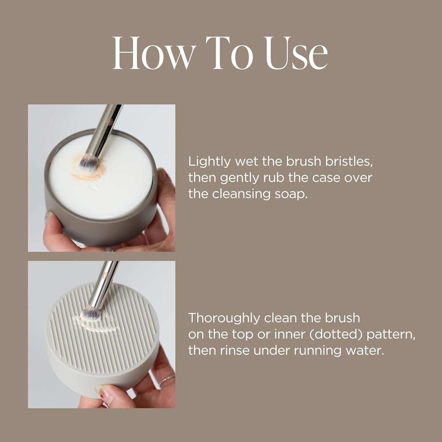 Piccasso Brush Cleaner – Makeup Brush Cleaner Cleanser Soap for Deep Cleaning, Gentle Brush Cleaner for Makeup Brushes, Professional Brush Cleaner Make Up Solid Cleanser-Velvo Beauty