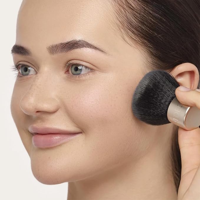ARTDECO Mineral Powder Foundation Brush - Kabuki Brush with Vegan Bristles for Flawless Coverage, Perfect for Face Powder - Ideal Makeup Tool for a Radiant Finish-Velvo Beauty