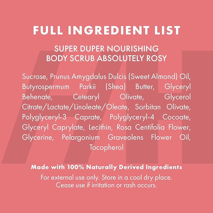 Rose Petal Scrub Foot & Body Exfoliator Infused with Vitamin E and Rose Natural Exfoliating Sugar Body Scrub for Toning Cellulite Skin Care by Handmade Heroes-Velvo Beauty