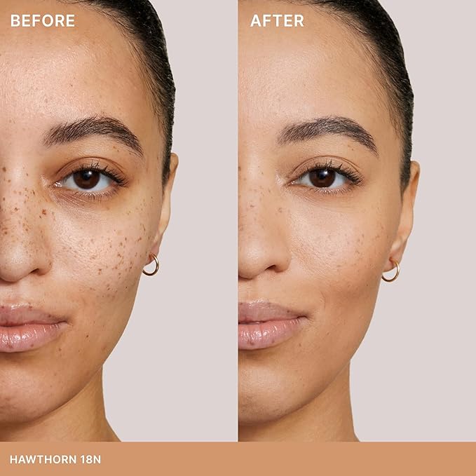 ILIA - Skin Rewind Complexion Stick - Foundation + Concealer + Skincare | Non-Toxic, Vegan, Cruelty-Free, Clean Makeup (18N - Hawthorn, 0.35 oz | 10 g)-Velvo Beauty