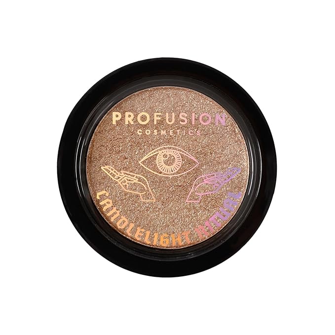 Profusion Cosmetics Candlelight Ritual Highlighter, Unleash Your Inner Glow and Illuminate Your Look with Premium Cream to Powder Beauty Tool for Effortless Glamour-Velvo Beauty