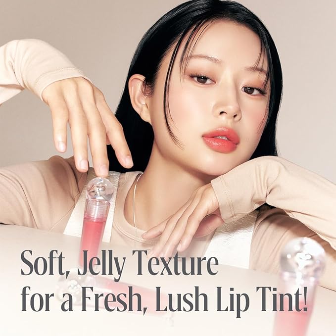 Peripera Ink Jellable Tint, Lip Stain, Korean Lip Tint, High Pigment Color, Longwear, Weightless, Moisutizing, Hydrating (04 DANCE WITH WARM, One Size)-Velvo Beauty