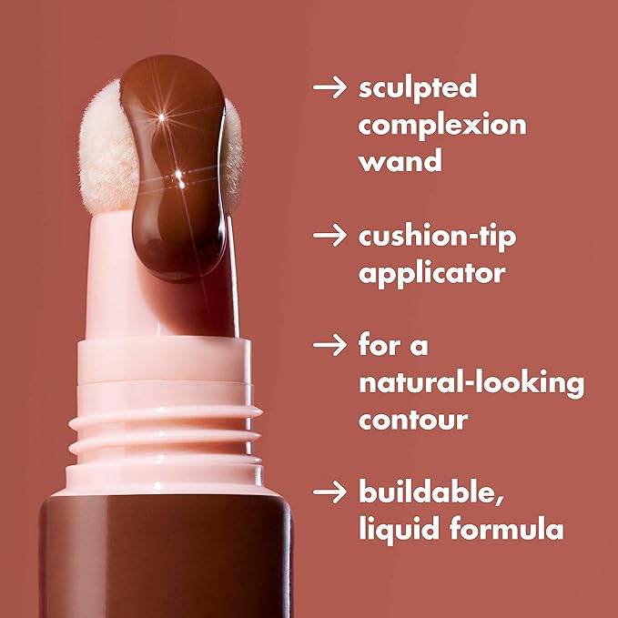 e.l.f. Halo Glow Contour Beauty Wand, Liquid Contour Wand For A Naturally Sculpted Look, Buildable Formula, Vegan & Cruelty-free, Medium/Tan-Velvo Beauty
