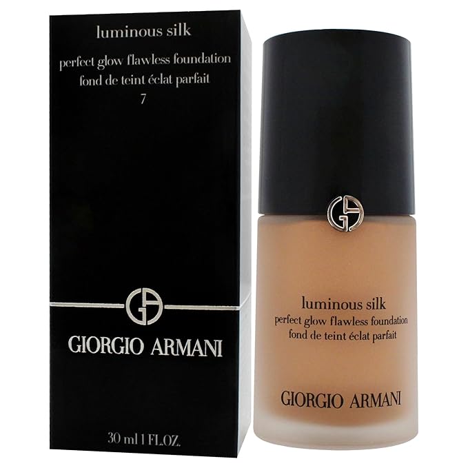 Luminous Silk Foundation - 7 Medium to Tan-Peach by Giorgio Armani for Women - 1 oz Foundation-Velvo Beauty