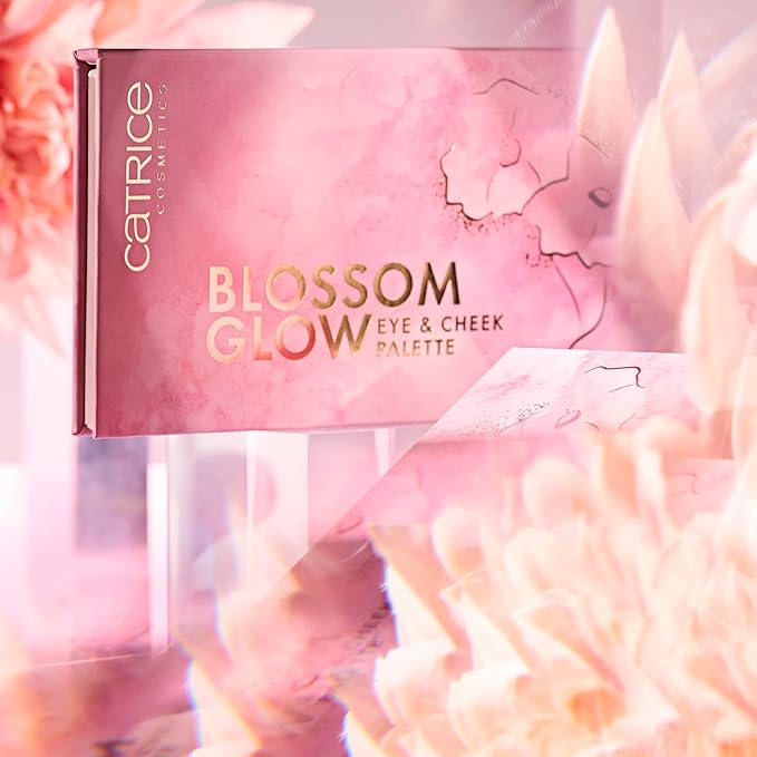 Catrice | Blossom Glow Eye & Cheek Palette | Multi-Use Make Up with Eyeshadows, Blush & Highlighter | Highly Pigmented Matte & Shimmer Shades | Travel Friendly | Vegan & Cruelty Free-Velvo Beauty
