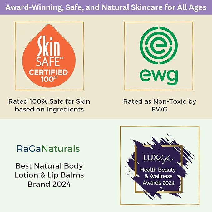 RaGaNaturals Lavender Shea Butter Hand and Body Lotion, 16 Fl Oz - Moisturizing, Plant-Based, Vegan, with Argan, Avocado Oil & Vitamin E-Velvo Beauty