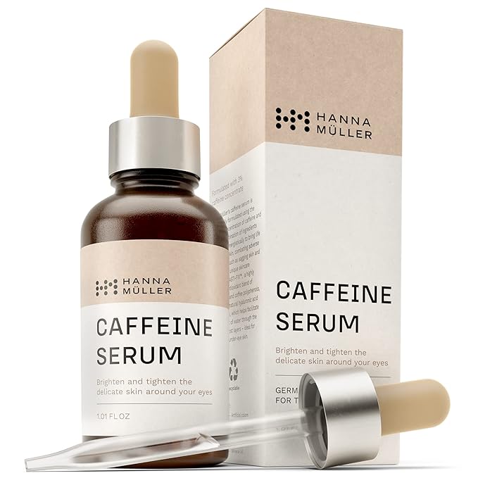 Caffeine Eye Serum - Dark Circles Under Eye Care for Women, Ordinary Eye Serum to Brighten and Reduce Appearance of Puffy Eyes, Eye Bags, Fine Lines & Wrinkles, Eye Care, Eye Serum for Anti Aging-Velvo Beauty