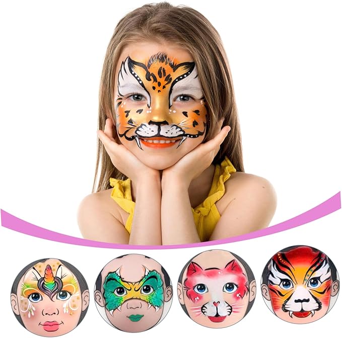 ADOCARN 2pcs Makeup Practice Board Makeup Training Face Colored Makeup Template Painting Exercise Template Cosmetic Makeup Template Eyelid Face Board Double Eyelid Plastic Child Face Paint-Velvo Beauty