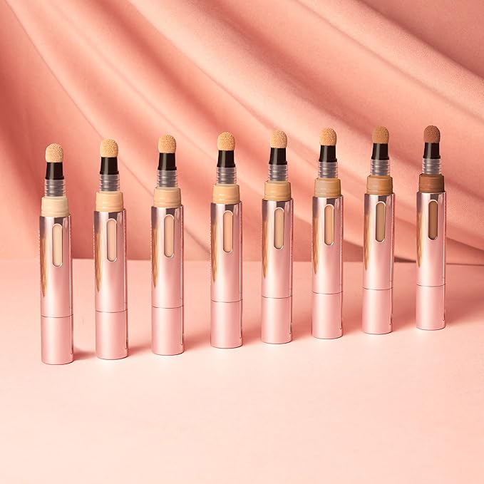 Mally Beauty - The Plush Pen Brightening Concealer Stick - Medium - Hydrating Turmeric, Vitamin E, and Hyaluronic Acid Infused Formula - Medium Buildable Coverage with a Natural, Smooth Finish-Velvo Beauty