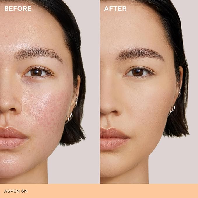 ILIA - Skin Rewind Complexion Stick - Foundation + Concealer + Skincare | Non-Toxic, Vegan, Cruelty-Free, Clean Makeup (6N - Aspen, 0.35 oz | 10 g)-Velvo Beauty