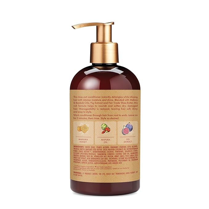 SheaMoisture Conditioner Intensive Hydration for Dry, Damaged Hair Manuka Honey and Mafura Oil to Nourish and Soften Hair 13 oz-Velvo Beauty