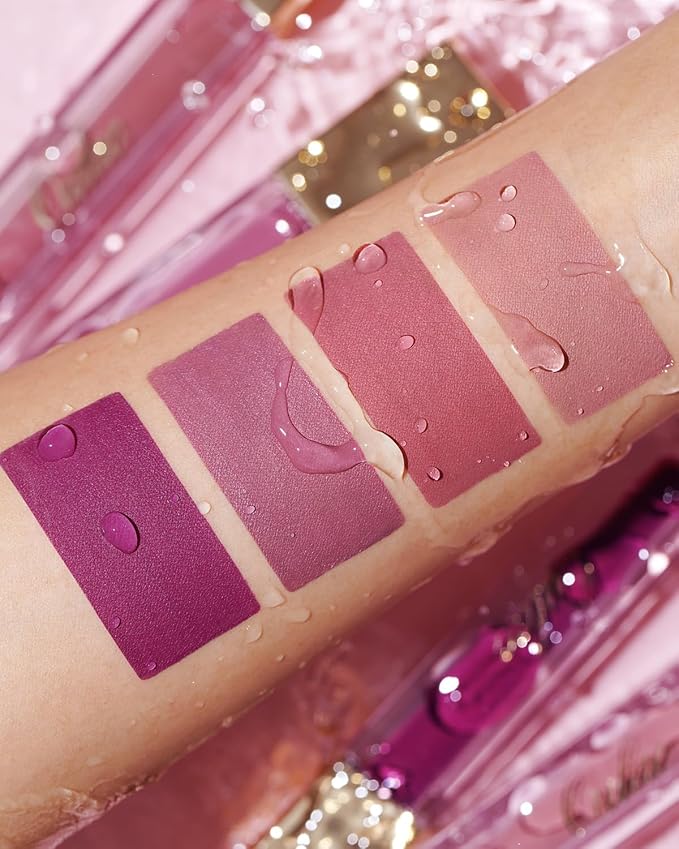 Oulac Matte Liquid Purple Lipstick for Women, Dark Violet Long Lasting Lipstick, Waterproof Lip Stain, No Transfer, Creamy High Pigmented Formula with Vitamin E, Vegan & Cruelty-Free M15-Velvo Beauty