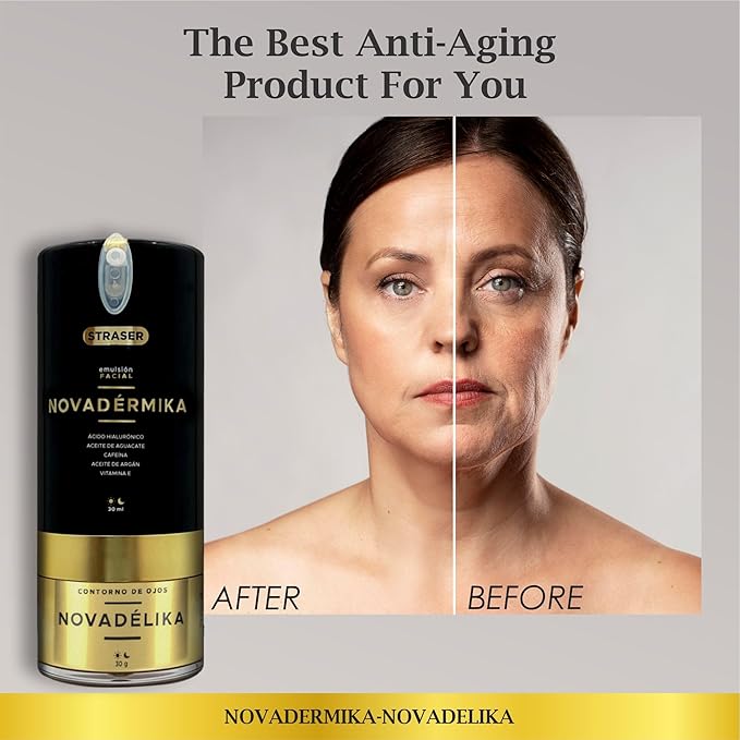 Novadérmika & Novadélika 2in1. Facial Emulsion and Eye Contour - Nourishes, Hydrates, Rejuvenates and leave your Skin with a Radiant Glow - Anti-aging - Cactus Blossom Fragrance.-Velvo Beauty