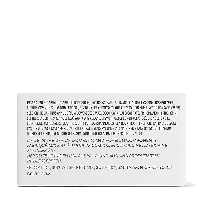 goop Beauty Cream Blush | Sheer Pop of Color for Lips & Cheeks | Vitamin C, Vitamin E, & Safflower Oil | Natural Makeup for Glowing Skin | Paraben & Silicone Free | 0.5 oz | Afterglow - Soft Berry-Velvo Beauty