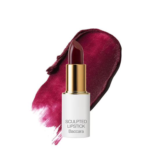 Ogee Full Bloom Sculpted Lipstick (Bacarra - Deep Wine) - Long Lasting Organic Lipstick with Jojoba Oil & Micro Hyaluronic Acid - 70% Organic Ingredients & Made in USA-Velvo Beauty