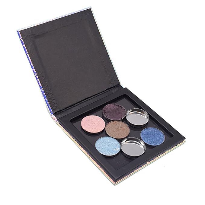 Empty Eyeshadow Makeup Box Magnetic Cosmetics Palette Eye Shadow Fish Scale DIY Storage Tray Small Size-Velvo Beauty