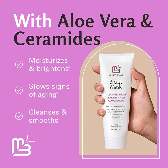 Moisturizing Breast Enhancement Cream for Women - Breast Firming and Lifting Cream with Collagen and Ceramides - Clarifying Neck and Breast Enhancer Cream for Wrinkles and Dry Skin-Velvo Beauty