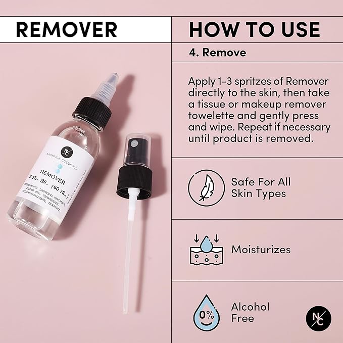FX Alcohol-Activated Palette, Activator, and Remover Kit, Professional SFX Makeup Set Multicolor-Velvo Beauty