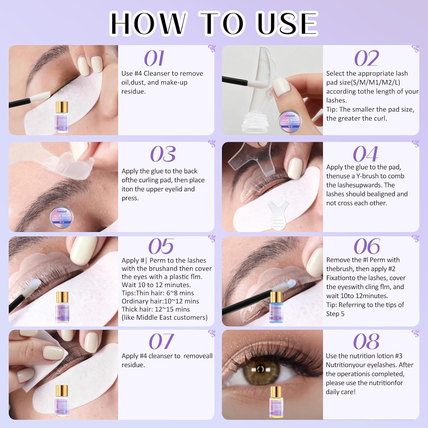 Lash Lift Kit - Eyelash Perm Kit - Eyebrow Lamination Kit, 2 in 1 Professional Eyelash Curling Lash Extension & Eyebrow Lift Kit, Eyelash Lift Kit Easy to Use for Salon & DIY Home Use, Lasts 6-8 Weeks-Velvo Beauty