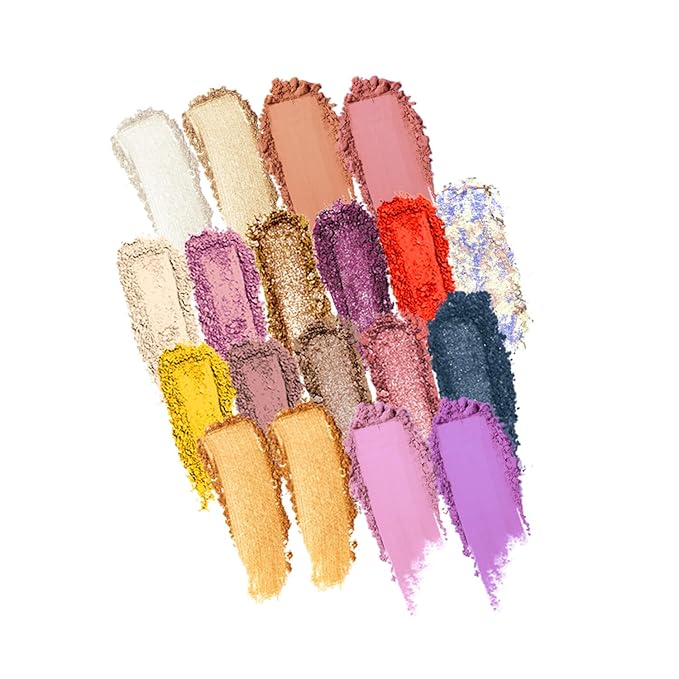Profusion Cosmetics Frosted Snow Sparkle 52 Shade Face and Eye Palette, Multi Finish Shadows for Bold and Glamorous Evening Looks, Blendable and Buildable Blushes for Endless Stunning Looks-Velvo Beauty
