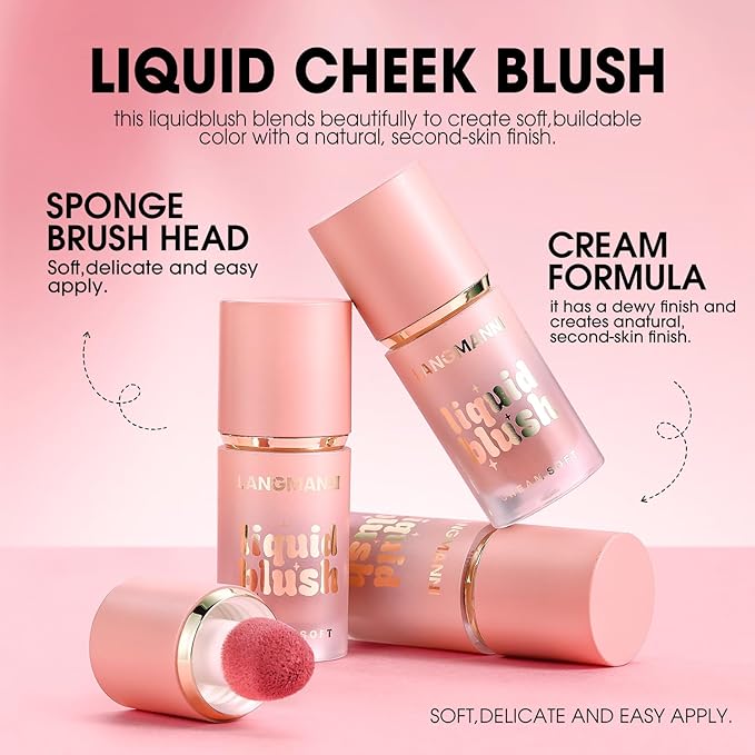 Jolilab Liquid Blush - High Pigment, Long - Lasting, Buildable Color for a Natural Glow(02#)-Velvo Beauty