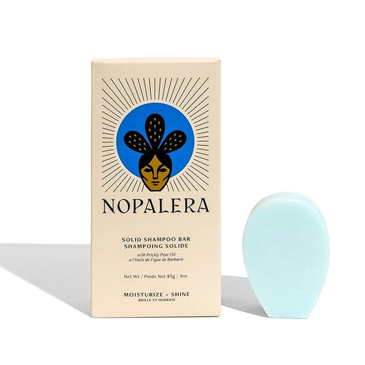 Nopalera Shampoo Bar - Moisturize and Shine, For Dry or Curly Hair, Color Safe, Paraben Free, Silicone & Sulfate Free, Made With Prickly Pear Oil (3.65 oz)-Velvo Beauty
