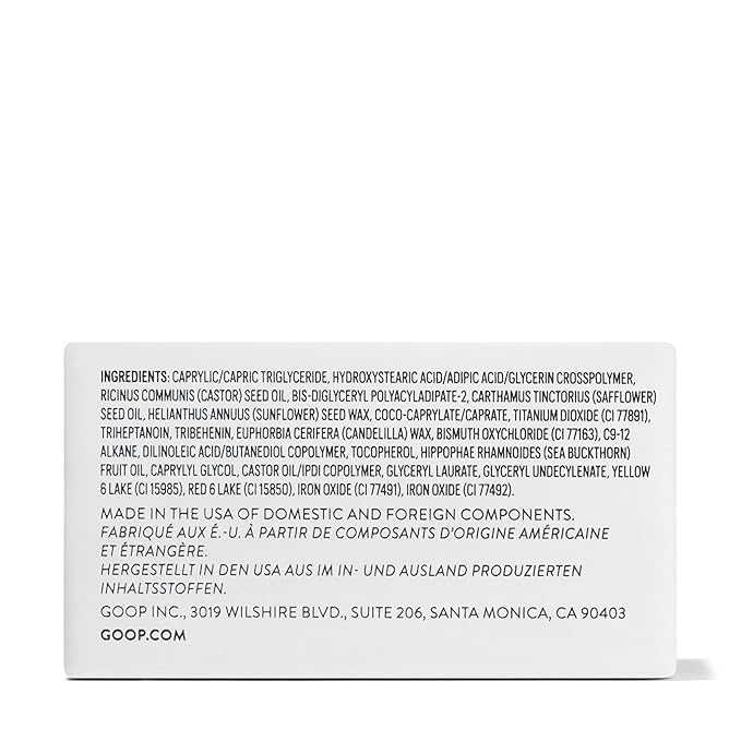 goop Beauty Cream Blush | Sheer Pop of Color for Lips & Cheeks | Vitamin C, Vitamin E, & Safflower Oil | Natural Makeup for Glowing Skin | Paraben & Silicone Free | 0.5 oz | Slipper - Creamy Peach-Velvo Beauty