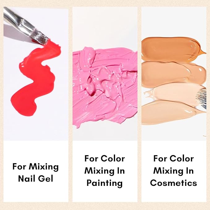 Makartt Gel Nail Polish Palette Paper, Disposable Nail Art Mixing Palette Papers Portable Waterproof Nail Art Drawing Makeup Palette Nail Gel Mixing Tool Nail Supplies Home Salon 50PCS-Velvo Beauty