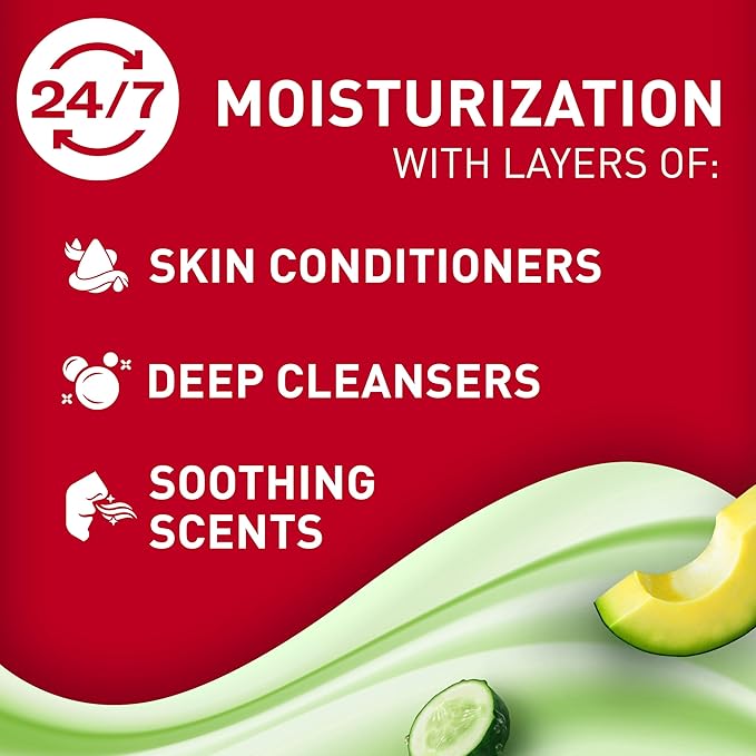 Old Spice Super Hydration Body Wash GentleMan’s Blend, Cucumber + Avocado Oil Scent for Deep Cleaning and 24/7 Renewing Moisture, 20 oz-Velvo Beauty
