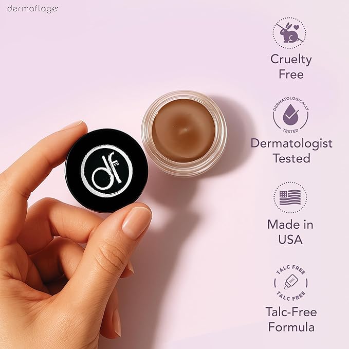 Dermaflage Waterproof Concealer Cream (Espresso) - Concealer Full Coverage, Matte Finish for Face & Body - Hides Dark Circles, Tattoos & Acne - Long Lasting Formula Used by Hollywood Makeup Artists-Velvo Beauty