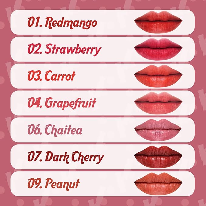 THESAEM Saemmul Mousse Candy Tint #6 Chaitea Mousse - High Pigment Matte Finish Long Lasting Lip Stain with Honey Extracts to Hydrate Lips - Weightless & Smudge-Proof, 0.3 fl.oz.-Velvo Beauty