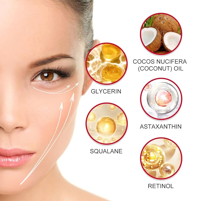 Eye Cream, Retinol Eye Stick, Retinol Eye Cream, Retinol Cream, Retinol Face Cream, Under Eye Cream Anti Aging, Moisturizing Eye Balm Reduces Wrinkles Fine Lines and Dark Circles-Velvo Beauty