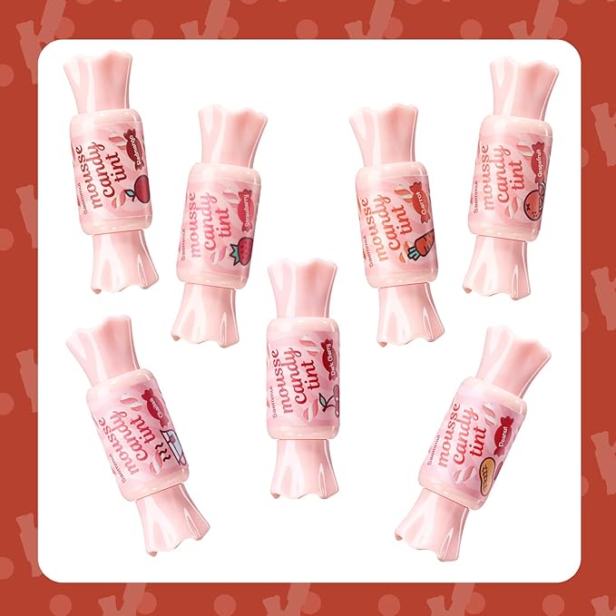THESAEM Saemmul Mousse Candy Tint #9 Peanut Mousse - High Pigment Matte Finish Long Lasting Lip Stain with Honey Extracts to Hydrate Lips - Weightless & Smudge-Proof, 0.3 fl.oz.-Velvo Beauty