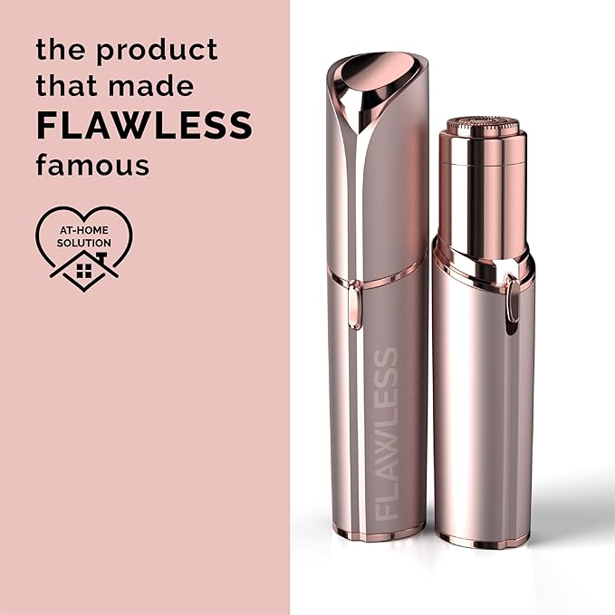 Finishing Touch Flawless Women's Painless Hair Remover , White/Rose Gold-Velvo Beauty