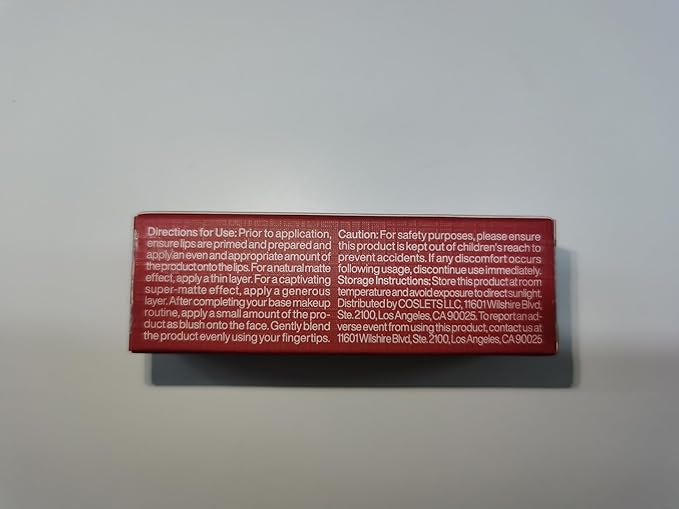 ITY Velvet Matte Finish Lip Stain-Mousse Textured Lip Clay, Red Shade, Conceals Lip Lines, Rich Pigment Lip Tint Lipsticks, 0.14 oz (4g) in Ruby-Velvo Beauty